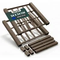 Kreher Spalier 2er Rückwand + Verbinder für Spalier 'Ethica' (Größe/Farbe wählbar)