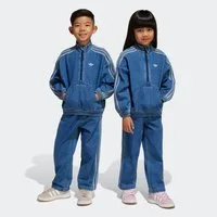 adidas Originals Trainingsanzug DENIM SET (2-tlg), für Kinder, zweiteiliges Set, aus Baumwolle
