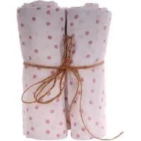 La Bortini Stoffwindeln Spucktücher 2er Pack Tücher Baby Mulltücher Babywindeln Set (2 Stück), aus reiner Baumwolle, für Neugeborene
