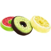 Beeztees Tierkuscheltier Hundespielzeug Fruity Donuts aus Plüsch