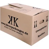 Midori Aufbewahrungsbox (Spar-Set, 10 St., 10er-Set), Umzugskartons MIDORI 660x360x405mm Umzugskiste XXL 2-wellig Braun/Grün