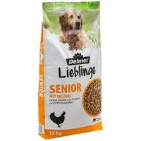 Dehner Lieblinge Senior Geflügel, Kroketten, 12 kg Geflügel, Trockenfutter für: Hunde, Trockenfutter für ältere Hunde