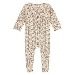 Babyface Baby Full Suit Long Sleeve - Snow and Flowers - Gr.74