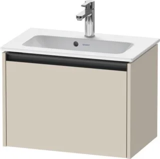 Duravit Ketho.2 Waschtischunterbau wandhängend Taupe Supermatt 610x390x440 mm - K25055083830000 K25055083830000