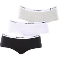 ROOXS Hipster Unterwäsche Damen Slip Unterhosen (3-St) Baumwolle Hipster