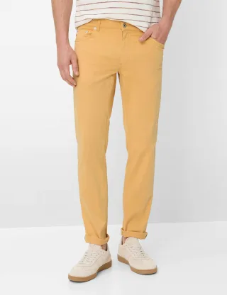 Brax Herren Five-Pocket-Hose Style COOPER SUNRISE, gelb, Gr. 40/34