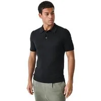 Next Poloshirt Kurzärmeliges Strick-Polohemd im Muscle Fit (1-tlg)