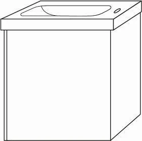 Sanipa Waschtischunterbau rechts 3way BP4611B