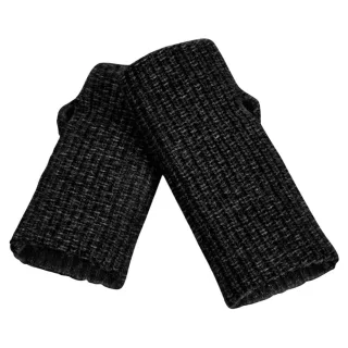 Beechfield - Colour Pop-Fingerlose Handschuhe, Jerseyware (Schwarz)