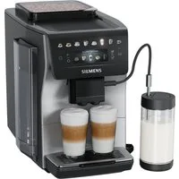 SIEMENS Kaffeevollautomat EQ600 TP605EM3, 8 Getränke, XL-Getränke, bis zu 480ml, Kannenfunktion, bis zu 10 Favoriten, Doppeltassenfunktion, Keramikmahlwerk, Edelstahl