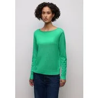 STREET ONE Longpullover mit Strick-Detail