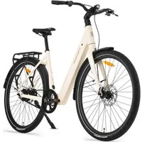 VECOCRAFT E-Bike Cityrad 28''Pedelec LUNA 1.0 Drehmomentsensor, 36V 10AH, Elektrofahrrad 42Nm, Heckmotor, 360 Wh, (bis zu 100KM), E-Cityrad,Gates Riemenantrieb, Pedelec, ebike für Damen und Herren