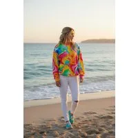 salzhaut Longpullover BETÜDELN Damen normale Passform salzhaut – nordisch frisch, lässig und frech für jeden Tag!