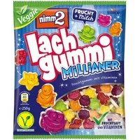 NIMM2 Süßigkeit, Storck Nimm2 Lachgummi Millianer Fruchtgummi mit Vitaminen 250g