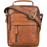 STILORD Schultertasche "Ruben" Umhängetasche Herren Leder 10,9 Zoll