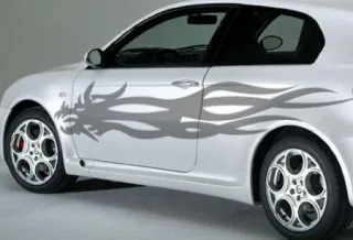 Drachen Aufkleber fürs Auto (als Paar geliefert)