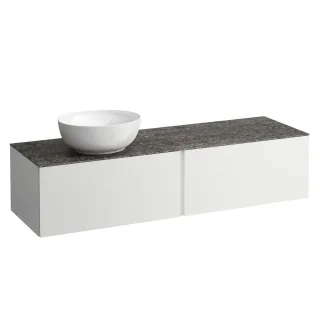 LAUFEN Waschtischunterschrank und Waschtischplatte ALESSI 500x1600x370 H4323520972601
