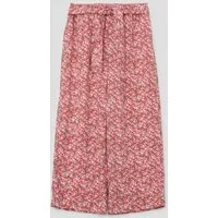 s.Oliver Culotte Hose Schlupfhose aus feiner Viskose mit Bindeband