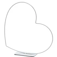 NaDeco Dekoobjekt Metallherz Weiß liegend, 25 cm Metallring