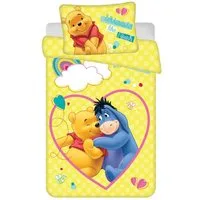 Disney Winnie Puuh Babybettwäsche Wendebettwäsche Winnie the Pooh 2tlg. Baumwolle 100x135 cm + 40x60 cm, Baumwolle, 2 teilig, 100% Baumwolle, trocknergeeignet