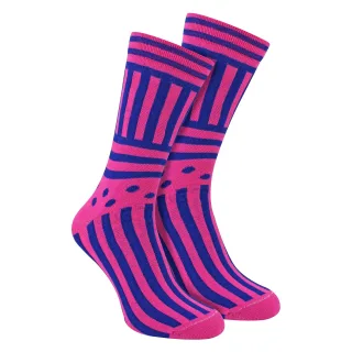 Mencap Herren Socken mit bunten Streifen und Spruch | Originelles Geschenk