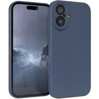 EAZY CASE Handyhülle für Apple iPhone 17 Hülle Silikon 6,3 Zoll, Handy Softcase mattierte Silikonhülle Back Cover Soft Blau / Petrol