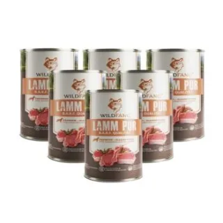 Wildfang Nassfutter Lamm pur 6x800 g
