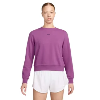 Nike Sweatshirt Mit Kleinem Swoosh-logo In Fuchsia
