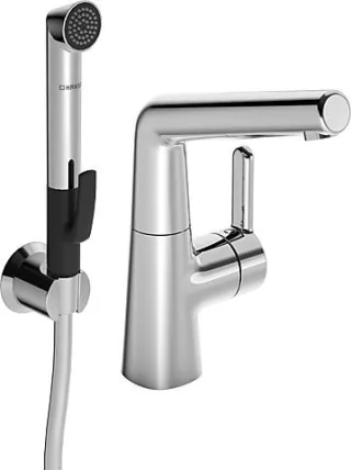 Hansa Waschtischarmatur Hansadesigno 5134 2201verchromt, 51342201 51342201