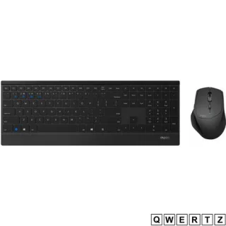 Rapoo 9500M Multi-Mode-Deskset Kabellos, Schwarz