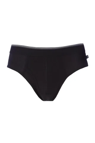Farah Classic - Herren Schlüsselloch-Slip - Schwarz