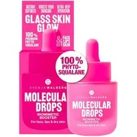 Svenja Walberg Gesichtsöl MOLECULAR DROPS – 100% Phyto-Squalane Booster für Gesicht & Lippen Reines biomimetisches Squalan, Ultra-Deep Hydration Glass Skin Glow 100% plant-based
