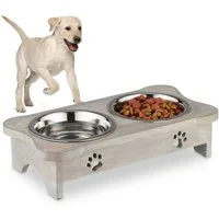 relaxdays Futterstation für Hunde
