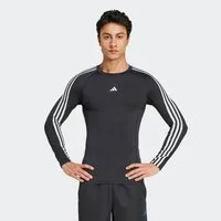 adidas Performance Funktionsshirt TECHFIT COMPRESSION TRAINING 3-STREIFEN LONGSLEEVE