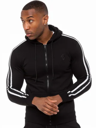 Herren Kapuzenpulli mit Reißverschluss und Band| enzo designer menswear