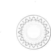LAV Teeglas Odin Unterteller aus Borosilikatglas – Ø 12,5 cm – edles Design, 6-tlg., Glas, 6-teilig