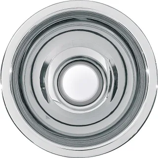 KWC Aquarotter Rundbecken, RONDO, Edelstahl, 233x107 mm, ohne Überlauf, hochglanz, 2000056306 2000056306