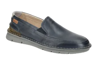 Pikolinos M3T-3197C1 RIVAS Herren Slipper dunkelblau Echtleder bequem