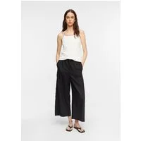 comma 7/8-Hose Hose Culotte aus Leinenmix mit Elastikbund