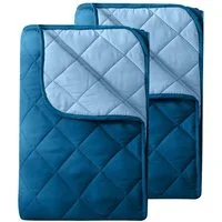 wometo Microfaserbettdecke Camping, 155x220 cm, Füllung: Kunstfaser, OEKO-TEX®, leichte Microfaser-Bettdecken, gesteppt, kochfest