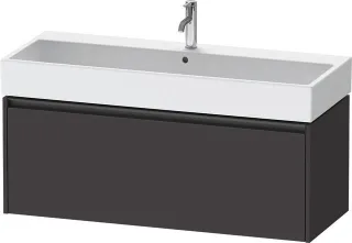 Duravit Ketho.2 Waschtischunterbau wandhängend Graphit Supermatt 1184x460x440 mm - K25079080800000 K25079080800000