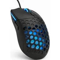 RUHE Gaming Maus RGB Kabelgebunden Maus Beleuchtung Plug & Play Laut Gaming-Maus (kabelgebunden, RGB, USB Optische Gamer Maus mit Kabel, für Spiele und Büro, 6400 dpi, 1,5M Einstellbar DPI Schwarz Weiß 6 Tasten für Laptop/PC/Mac/Computer)