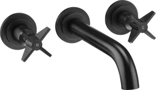 Neuesbad Serie 400 Unterputz Waschtischarmatur, inklusive Einbaukörper,Oberfläche: schwarz matt NB1DEBQT_N54D1