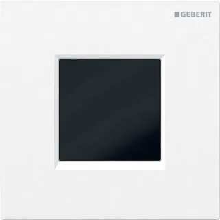 Geberit Urinalsteuerung, elektronisch, Batteriebetrieb, Abdeckplatte Typ 30 weiß, 116037KJ1 116037KJ1