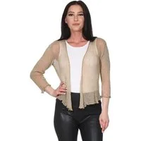 ikat Bolero IKA01 (Sommerlicher angenehm leichter Damen Bolero mit 3/4 Arm)