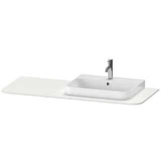 Duravit Happy D.2 Plus Konsole Nordic Weiß Seidenmatt 1300x550x16 mm - HP031KR3939 HP031KR3939