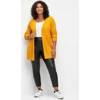 Sieh an! Strickjacke Long-Strickjacke Langarm Sonstiger Warencharakter