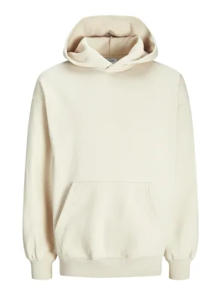 JACK&JONES - JJEURBAN EDGE SWEAT HOOD NOOS Moonbeam - Gr. - L