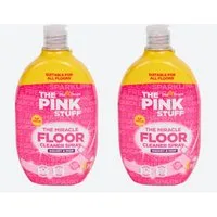 The Pink Stuff The Pink Stuff Flur- und Bodenreiniger Floor Cleaner 2 x 750 ml Fussbodenreiniger (2-St)