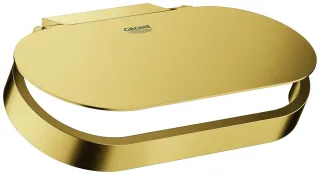 GROHE WC-Papierhalter Selection 41069 mit Deckel cool sunrise gebürstet, 41069GN0 41069GN0